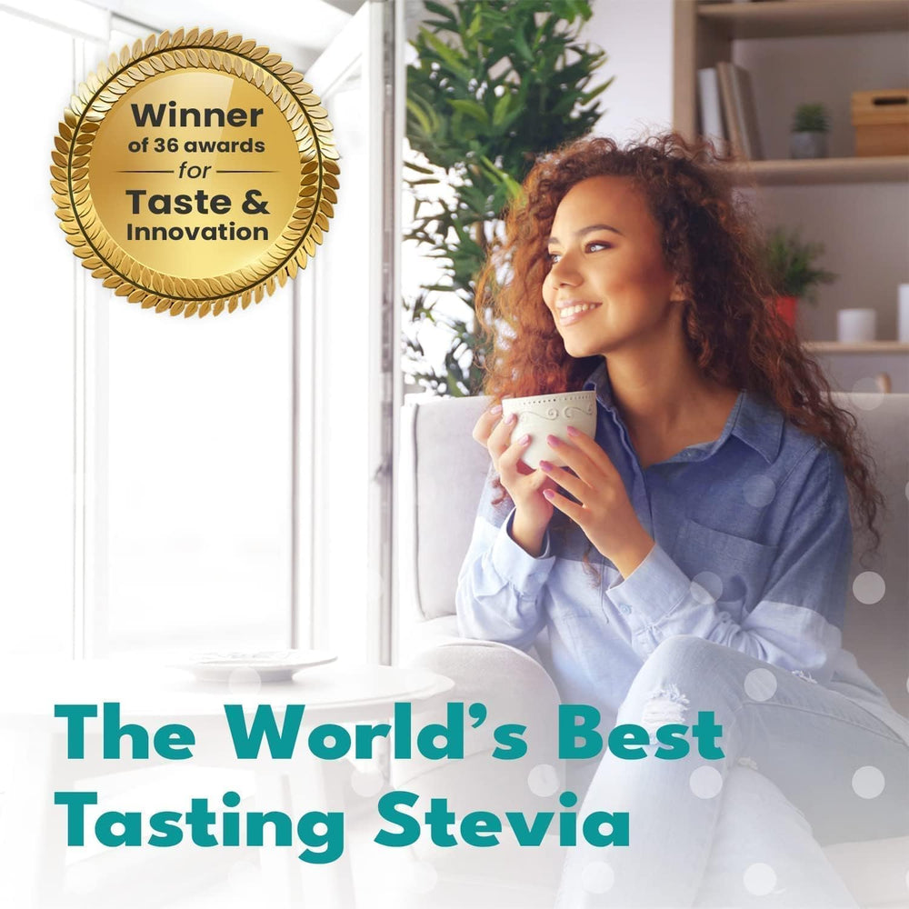 SweetLeaf Steviaclear drops in a baking dish for low-sugar treats.