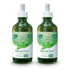 SweetLeaf Steviaclear bottle front, ideal for keto beverages and everyday sweetness.