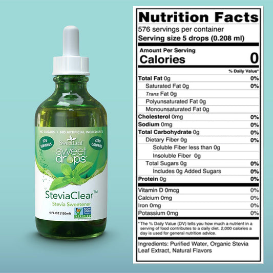 SweetLeaf SteviaClear coffee-drops offer keto-friendly sweetness for your morning brew.