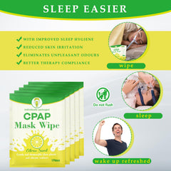 Soft nonwoven texture of Swiffen wipes gentle on mask surfaces
