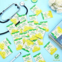 Travel-friendly packaging of Swiffen wipes for easy carry