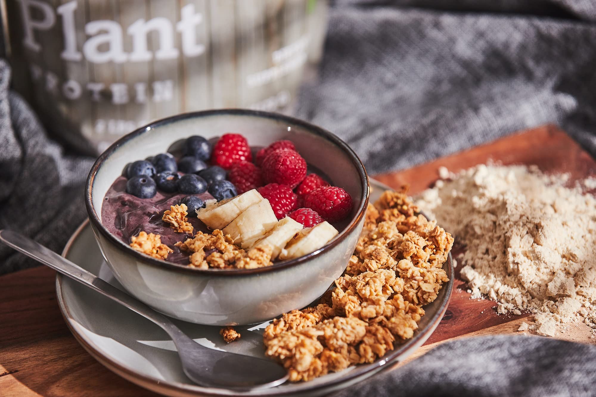 Swiig gluten-free, dairy-free packaging signals allergy-friendly protein.