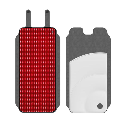 Swirise red light therapy pad in a cozy home setting for full-body relaxation