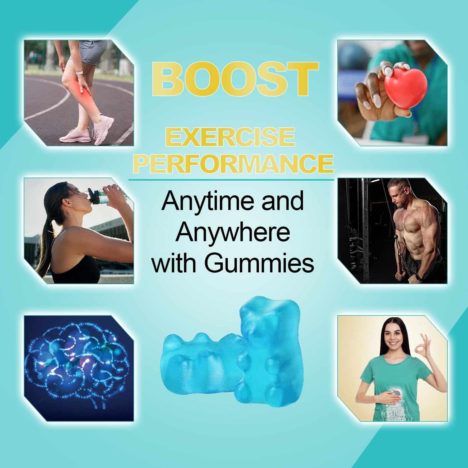Swiss Bioenergetics potassium citrate gummies nutrition facts panel highlights 1100mg potassium