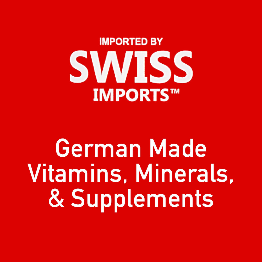 Swiss Imports variety pack label closeup communicates European manufacturing quality