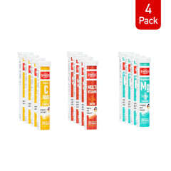 Swiss Imports effervescent magnesium and B complex tablets dissolve for calm and reduced fatigue