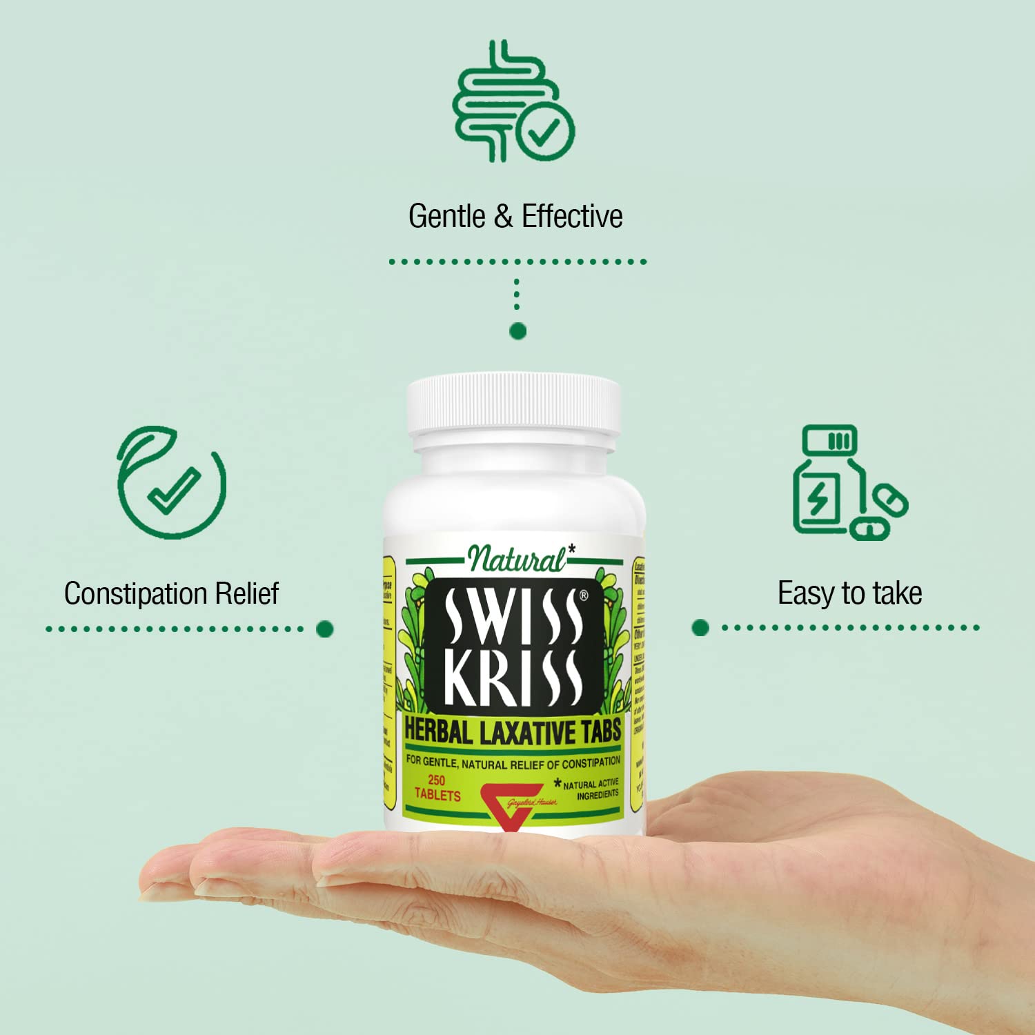 Swiss Kriss peach tree leaves — relaxing herbal touch in traditional formula