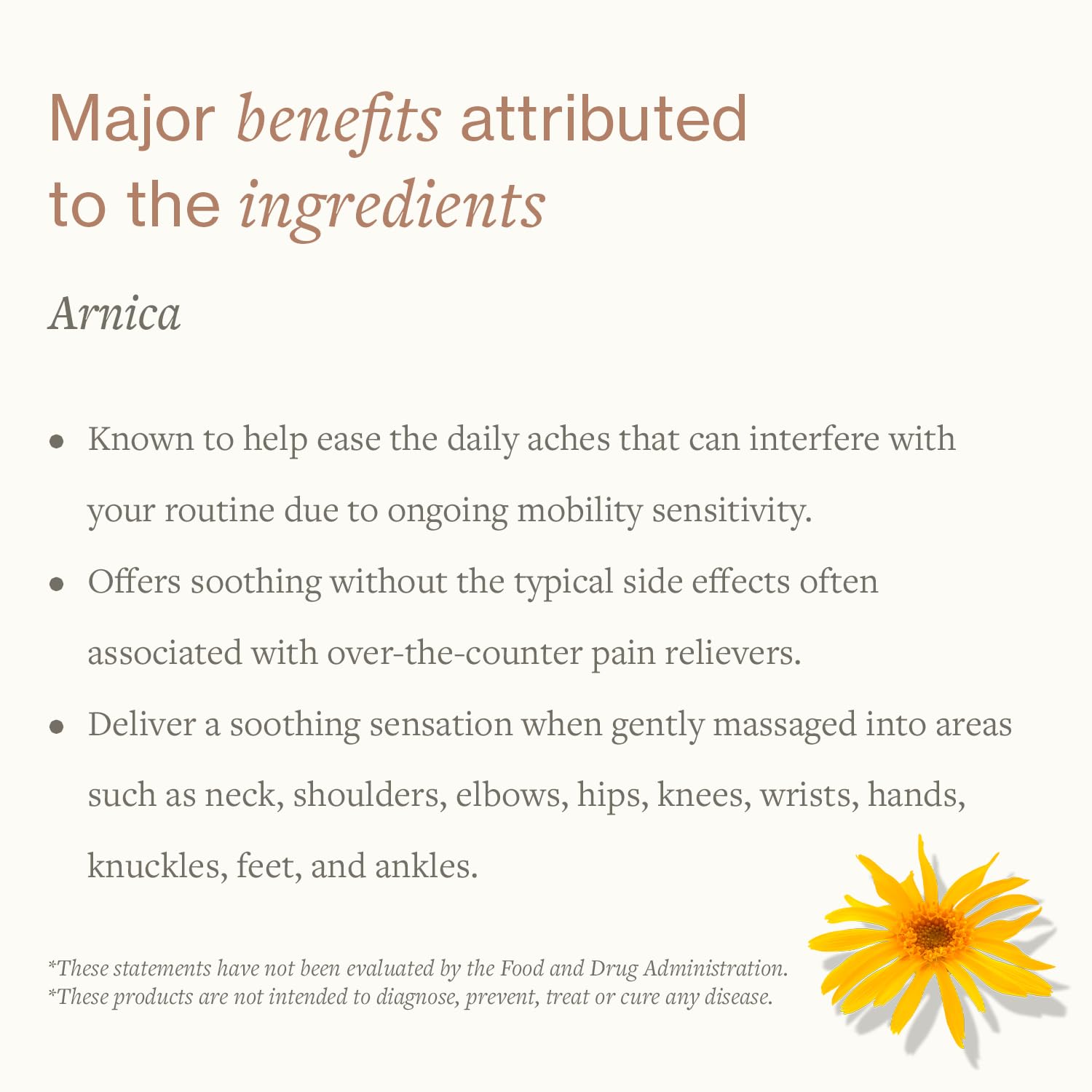Close-up of SwissJust Arnica Gel packaging 60g