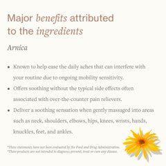 Close-up of SwissJust Arnica Gel packaging 60g