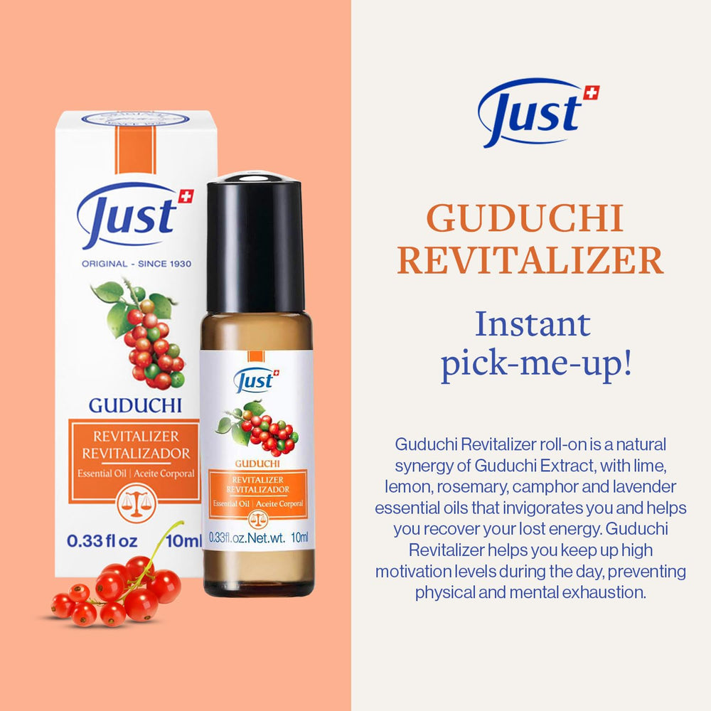 Guduchi Revitalizer temples application for refreshing focus during busy days.