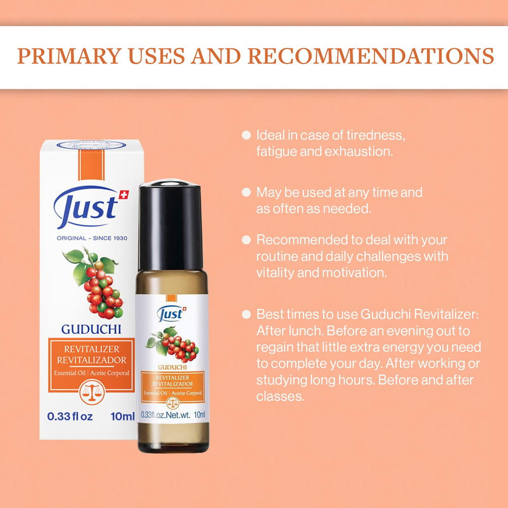 Guduchi Revitalizer wrists application for discreet on-the-go refresh.