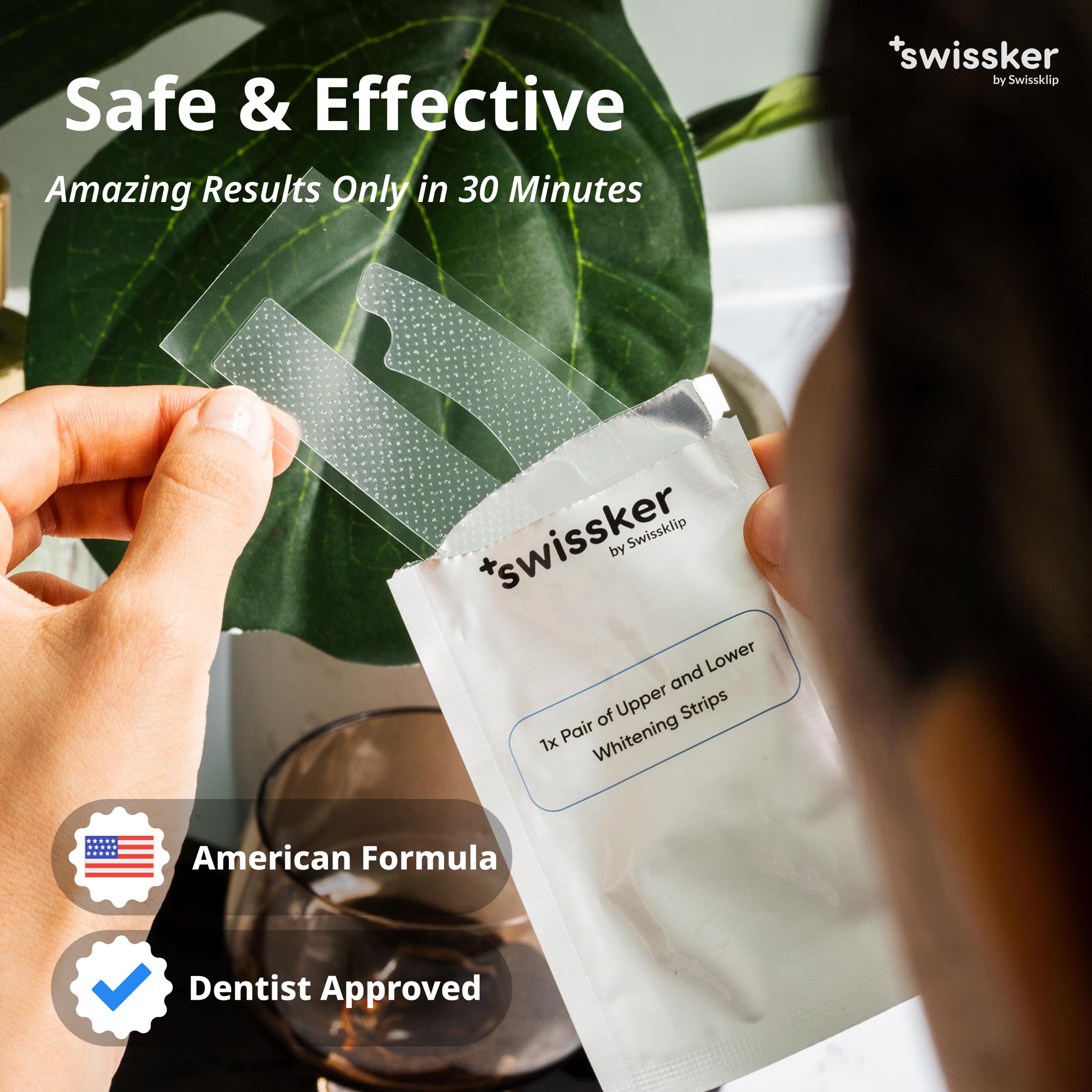 No bad taste ShineStrips support at-home whitening