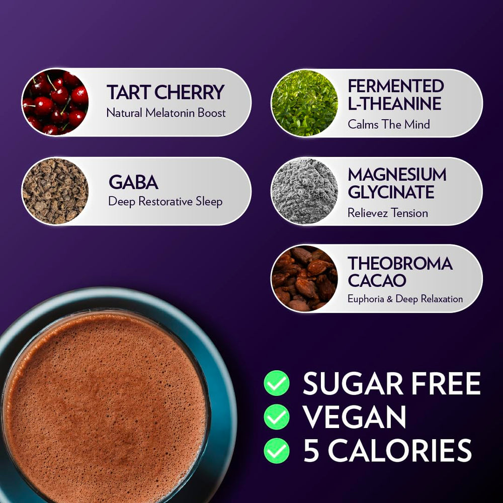 Switch Killswitch sleep aid cocoa powder jar—simple mix with warm drink.