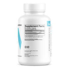 Close-up of Swolverine DHEA capsules highlighting veggie formula.