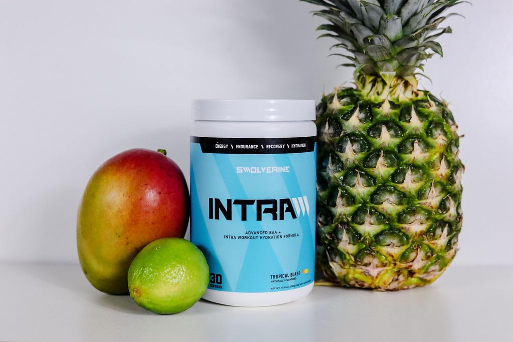 Swolverine Intra scoop showing precise serving size.