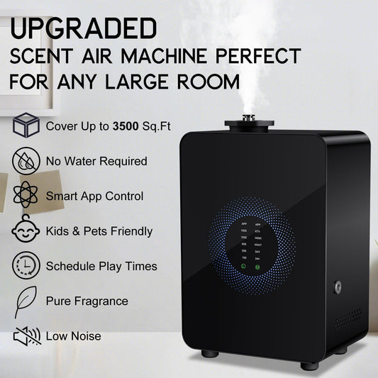 Swuvuxo cold air diffusion technology evenly distributes fragrance in any room.