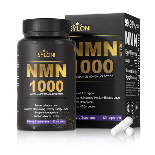Syloni NMN 1000mg bottle front view for energy support