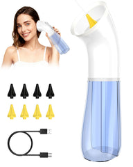 Sylvanthos ear cleaner front view, compact design ideal for family use.