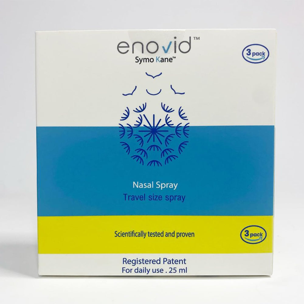 Symo Kane Enovid daily-use routine with easy two-spray application.