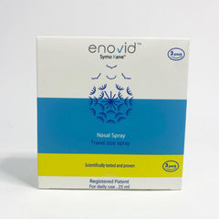 Symo Kane Enovid ingredients graphic highlights saline-based formula.