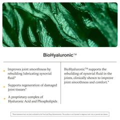 Synchro ReJuve packaging box conveys premium joint health solution.
