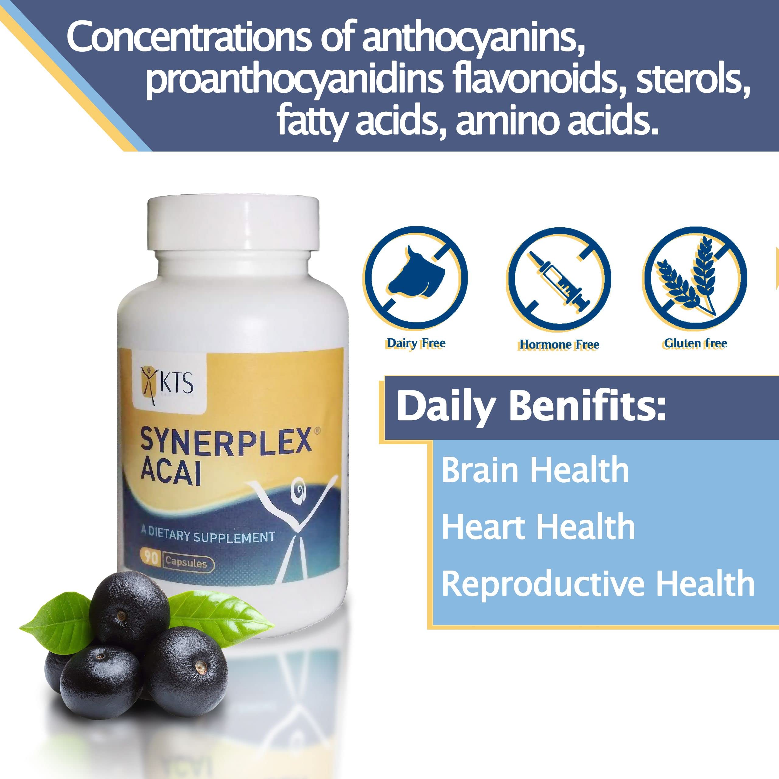 Synerplex Acai Capsules displayed for convenient daily use.