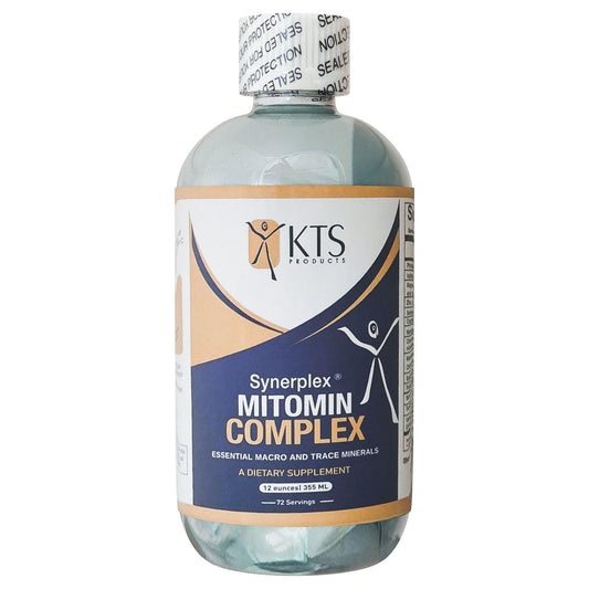Synerplex MitoMin bottle closeup for easy daily mineral support.