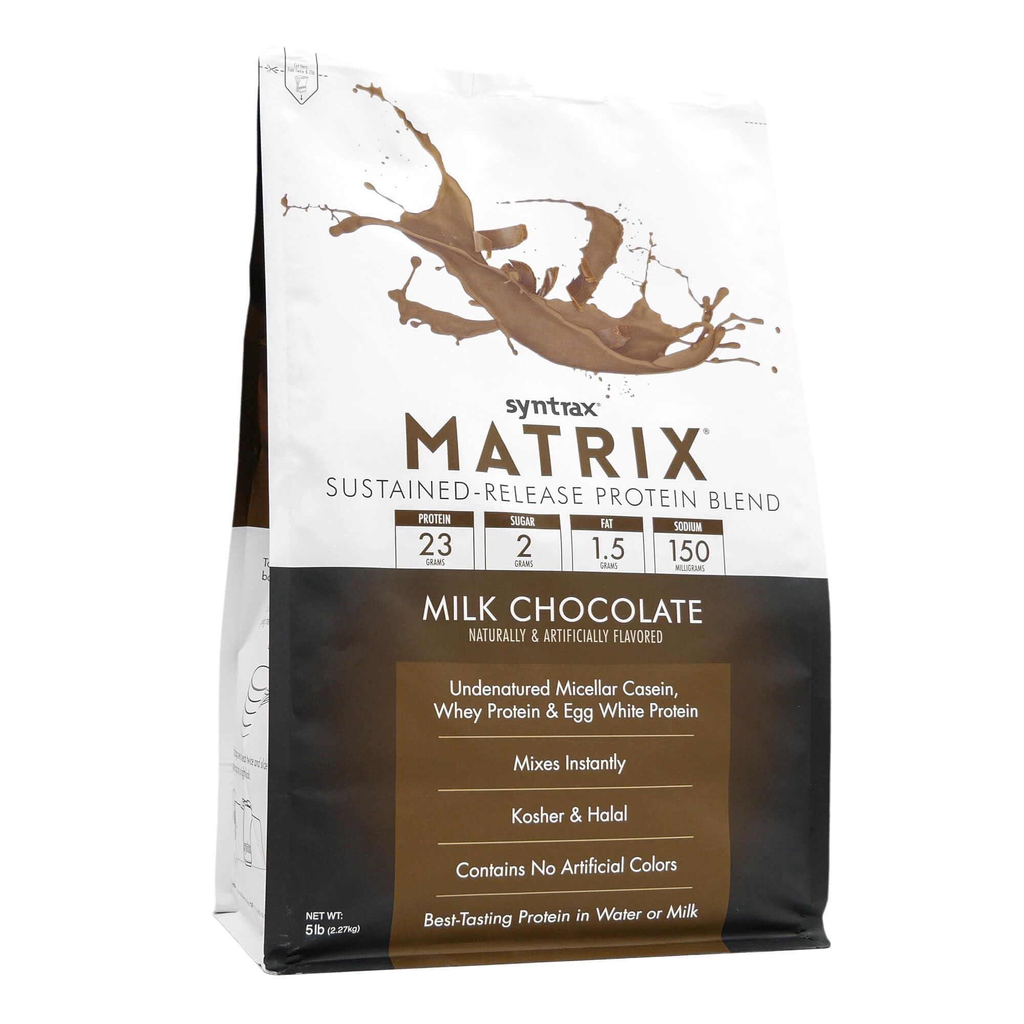 Syntrax Matrix mixed in water shows smooth texture for quick shakes