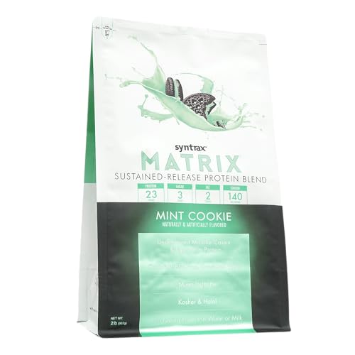 Real cookie pieces visible in a Matrix shake for texture and flavor