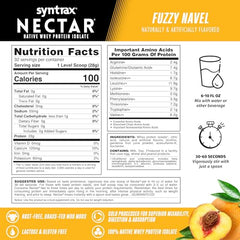 Syntrax Nectar shaker filled with a refreshing fruit protein shake.