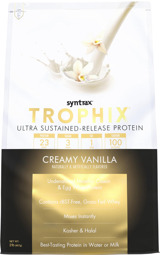Syntrax Trophix bottle pour demonstrates ultra sustained-release protein for steady amino acids