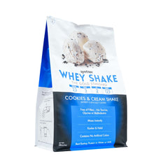 Syntrax Whey Shake Cookies & Cream powder jar for quick, convenient protein