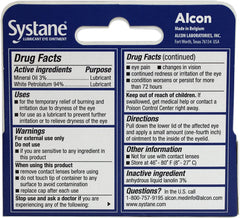 Systane Nightime Eye Ointment pack shown for easy, nightly hydration and protection.