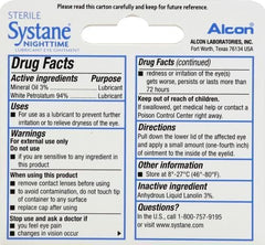 Systane Nighttime Ointment barrier formation demonstrates a protective layer