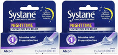 Systane Nighttime Ointment pack of 2 tubes for overnight lubrication
