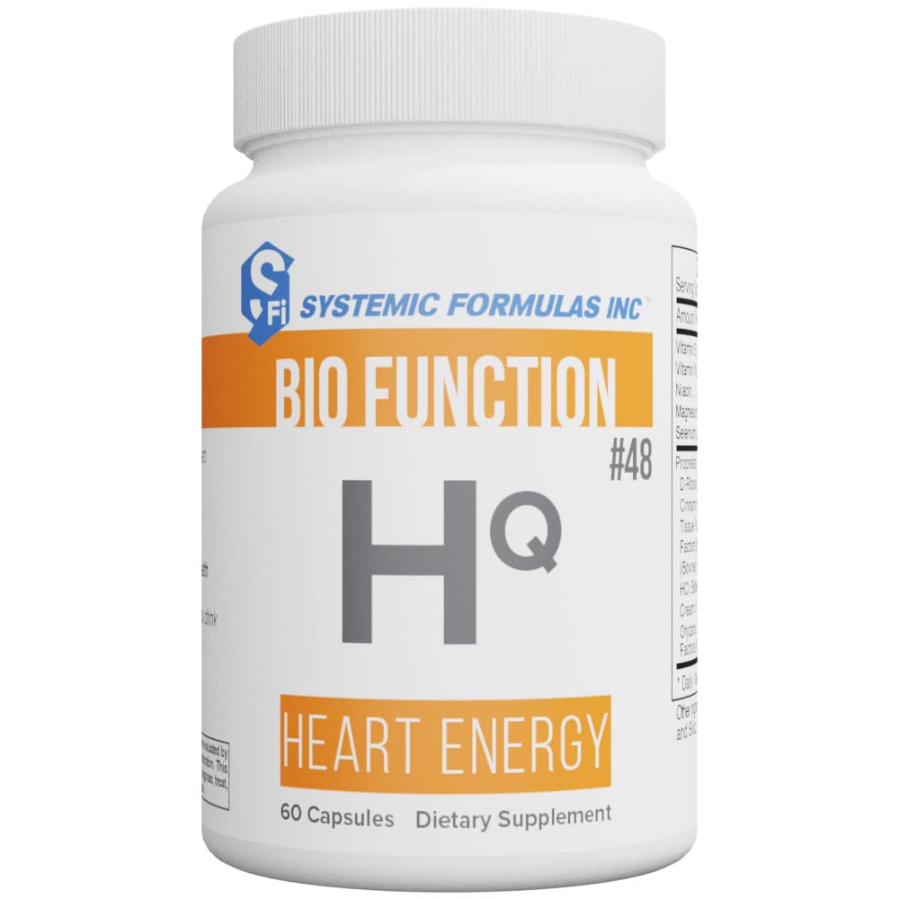 Systemic Formulas 48 HQ Heart Energy bottle for daily energy support