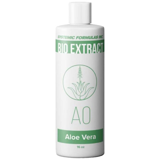 Systemic Formulas AO BioExtract 200 bottle front highlights concentrated inner gel.