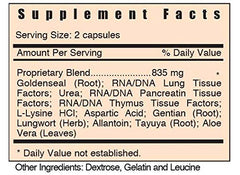 Systemic Formulas Bio Function R Lung capsules provide daily lung health support and oxygen carrying support