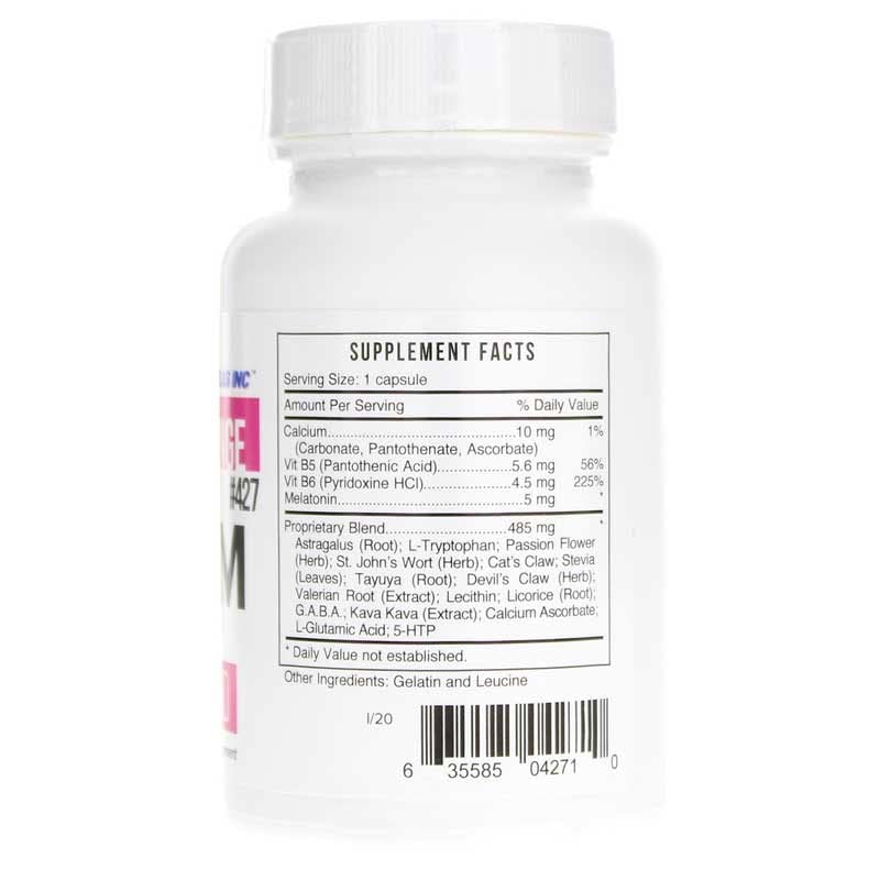 DReM capsules beside water glass for easy nightly intake.