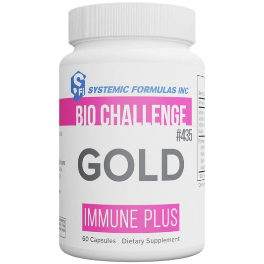 Systemic Formulas Gold Immune Plus bottle front for general immune support