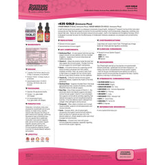 Systemic Formulas Gold Immune Plus packaging on display in store