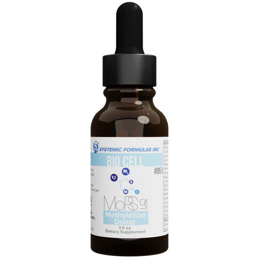 Systemic Formulas MORS LQ bottle front view, convenient daily brain support.