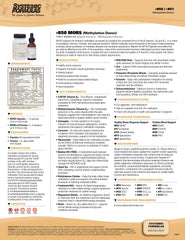 Systemic Formulas MORS LQ bottle label closeup, ingredients and values shown.