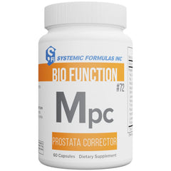 Systemic Formulas MPC Prostata Corrector bottle shows capsules for prostate support in daily routine.