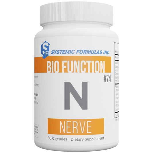 Systemic Formulas Nerve bottle front for daily nervous system support