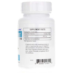 Systemic Formulas REL - CHLORELLA capsules displayed for convenient cleansing support.