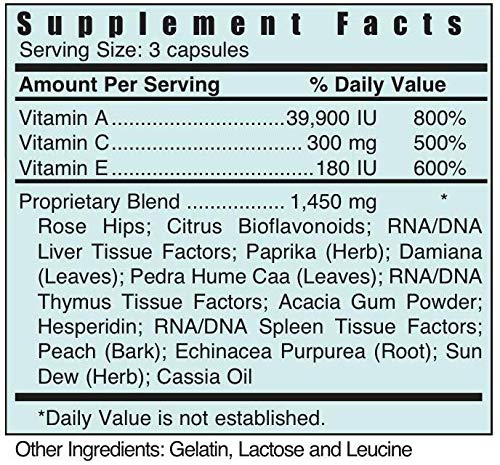 Systemic Formulas Repellerking bottle label close-up highlights liver and kidney support.