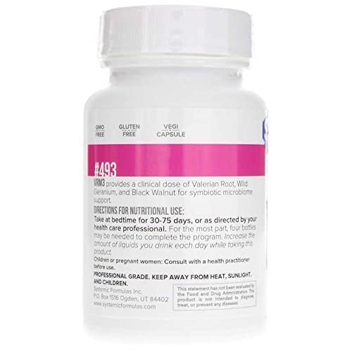 Systemic Formulas VRM3 capsules reveal micro-para-blend in daily doses