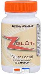 Systemic Formulas ZGLUTN bottle front for gluten and casein digestion support.
