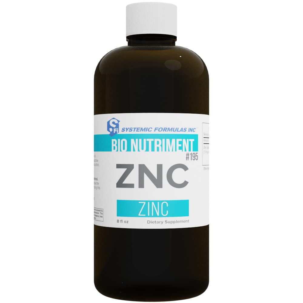 Systemic Formulas ZNC zinc chelate bottle for immune support and daily wellness